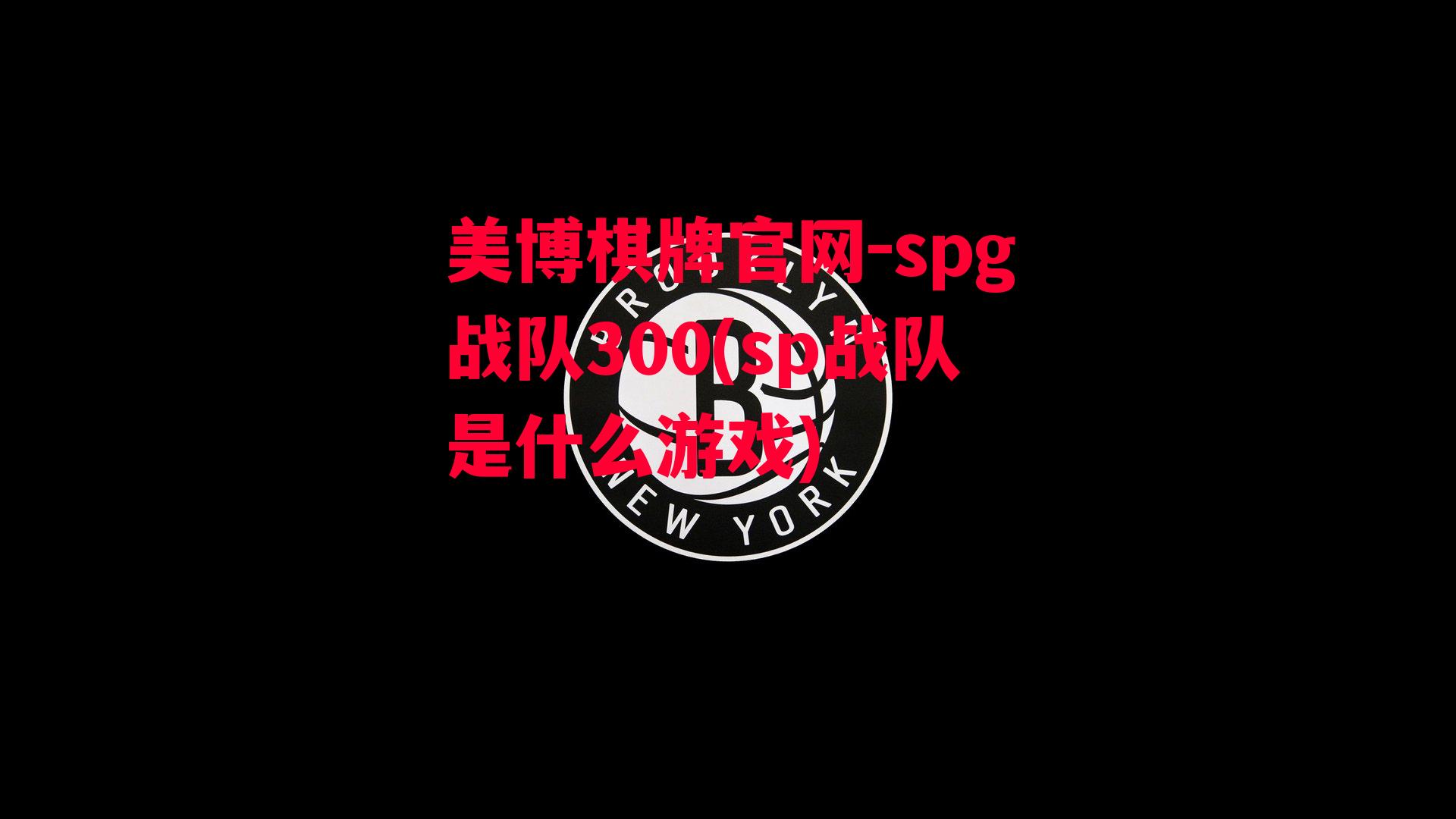 spg战队300(sp战队是什么游戏)